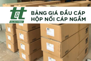 Bảng giá đầu cáp hạ thế TTE và hộp nối cáp ngầm