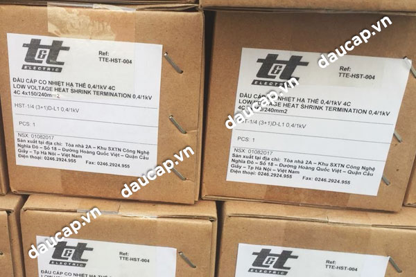 Cung cấp đầu cáp co nhiệt hạ thế 4x150/240 TTE
