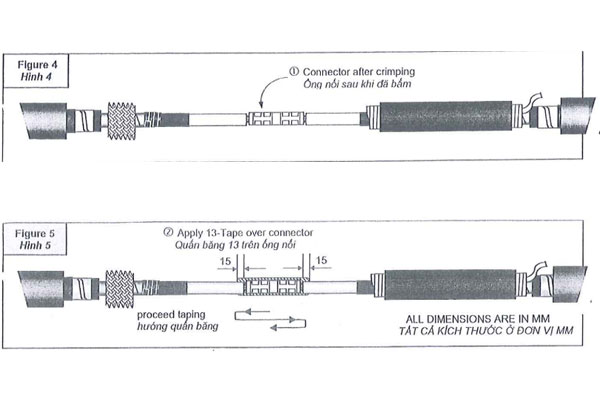 Lắp đặt ống nối khi thi công hộp nối QS20003E 3M