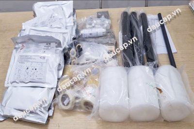 Bộ sản phẩm hộp nối cáp ngầm Raychem loại co nguội đổ keo