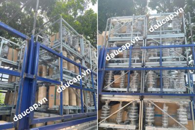 Giao hàng dao cách ly Vina Electric tận công trình