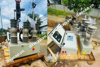 Lắp đặt máy cắt Recloser 6 cảm biến 630A Entec