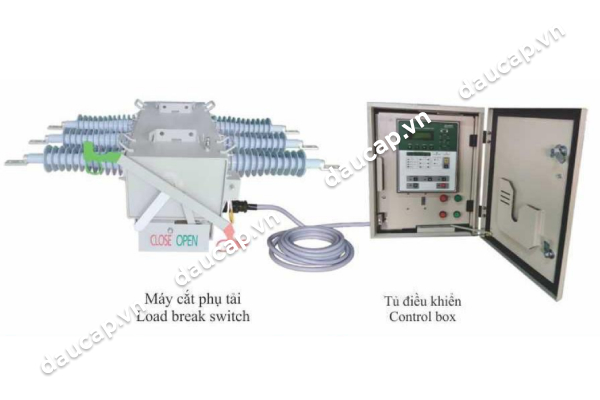 Máy cắt có tải LBS Tuấn Ân SF6 24kV-35kV 630A, dập hồ quang