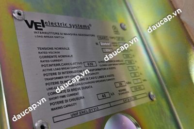 Thông số kỹ thuật LBS VEI 24kV 630A
