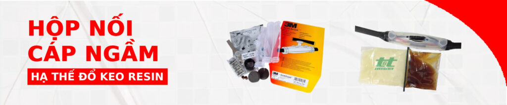 Hộp nối cáp ngầm hạ thế đổ keo Resin